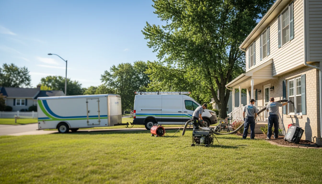 Flooded Basement Restoration And Cleanup With Repair in Bevington, IA near me
